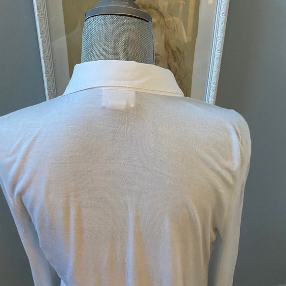 Converse One Star Long Sleeve White Shirt size S - Picture 4 of 4